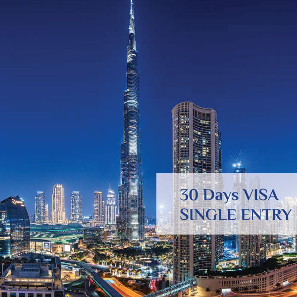 30 Days Visa Single Entry